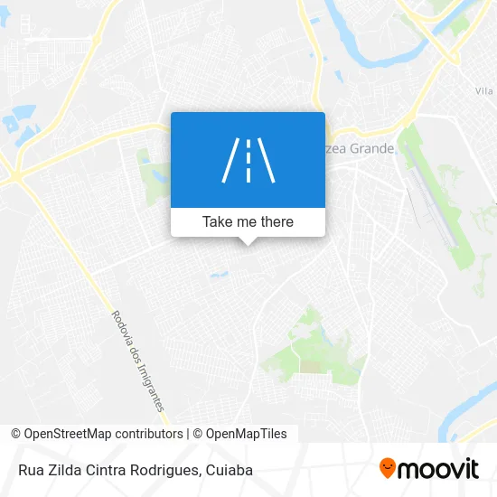 Rua Zilda Cintra Rodrigues map