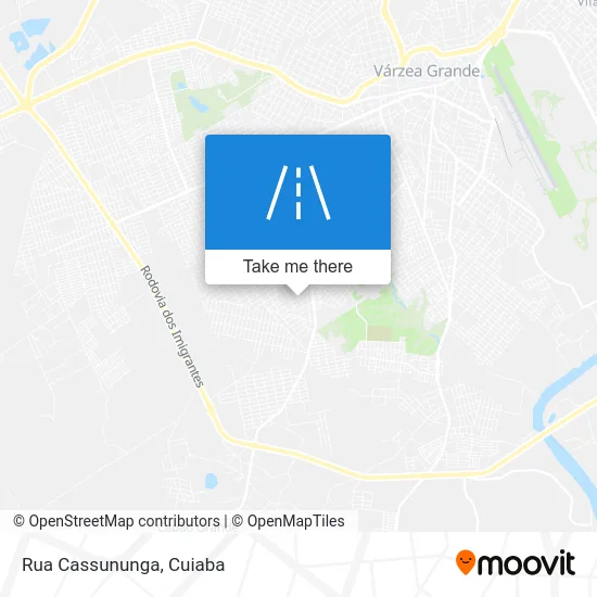 Rua Cassununga map