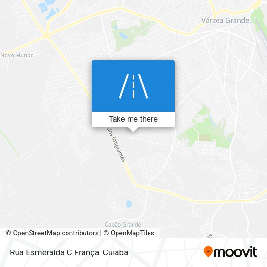 Rua Esmeralda C França map