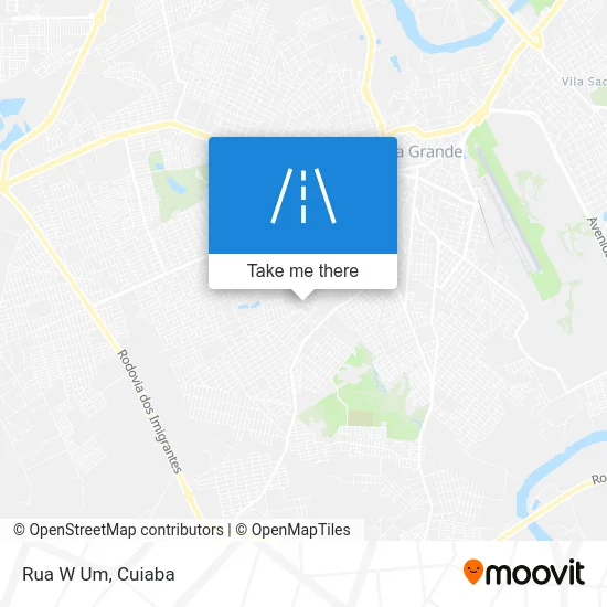 Rua W Um map