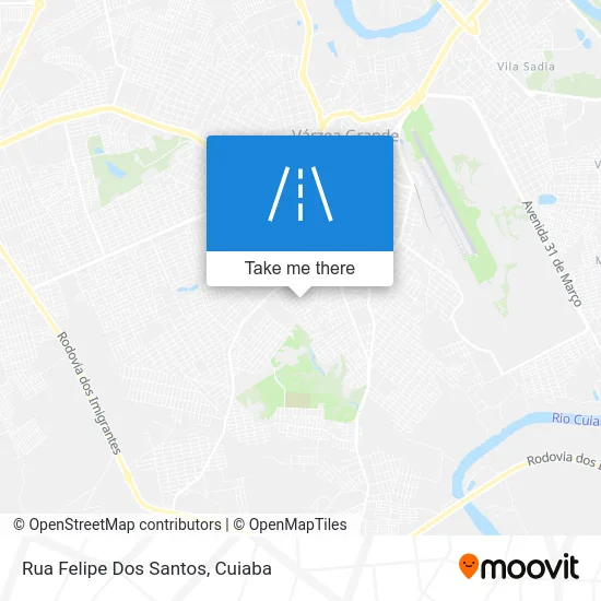 Rua Felipe Dos Santos map
