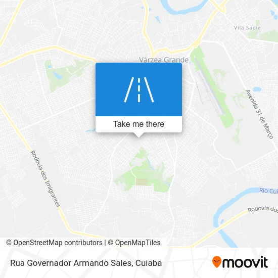 Rua Governador Armando Sales map