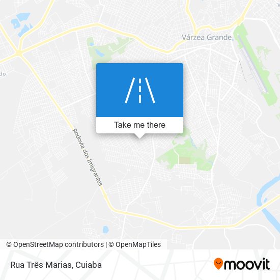 Mapa Rua Três Marias