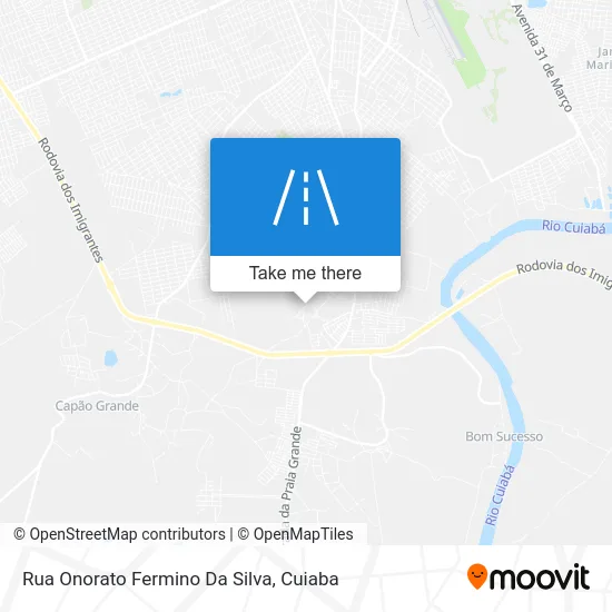 Rua Onorato Fermino Da Silva map