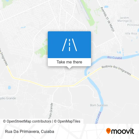 Rua Da Primavera map