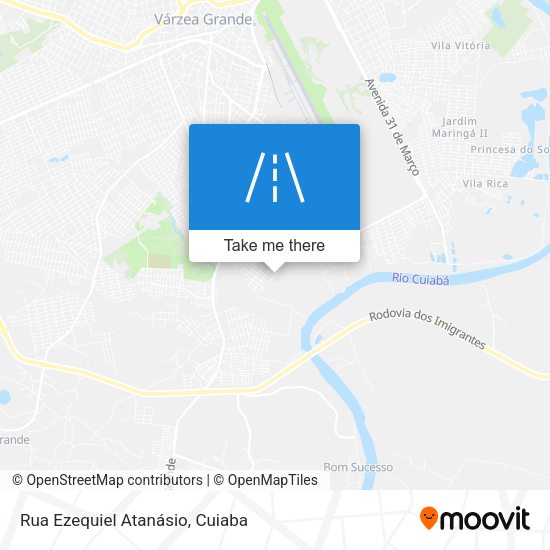 Rua Ezequiel Atanásio map