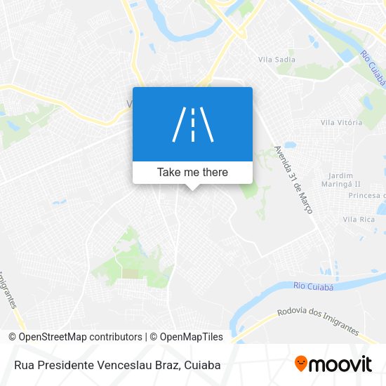 Rua Presidente Venceslau Braz map