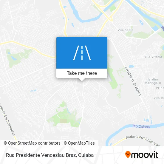 Rua Presidente Venceslau Braz map