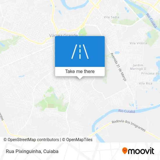 Rua Pixinguinha map