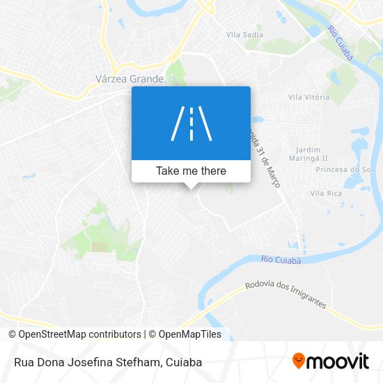 Rua Dona Josefina Stefham map