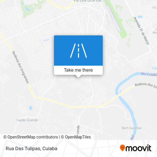 Rua Das Tulipas map