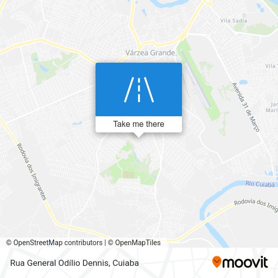Rua General Odílio Dennis map