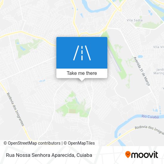 Rua Nossa Senhora Aparecida map