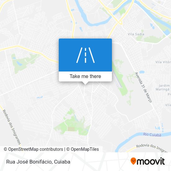 Rua José Bonifácio map