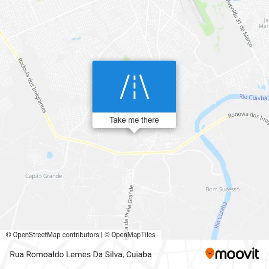 Rua Romoaldo Lemes Da Silva map
