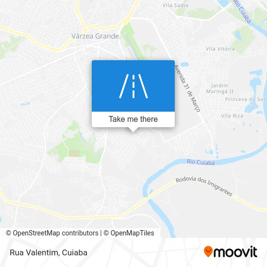 Rua Valentim map