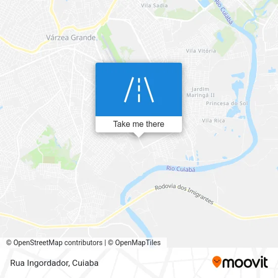 Rua Ingordador map