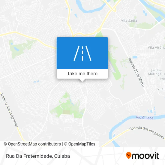 Rua Da Fraternidade map