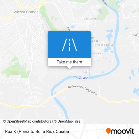 Rua K (Planalto Beira Rio) map