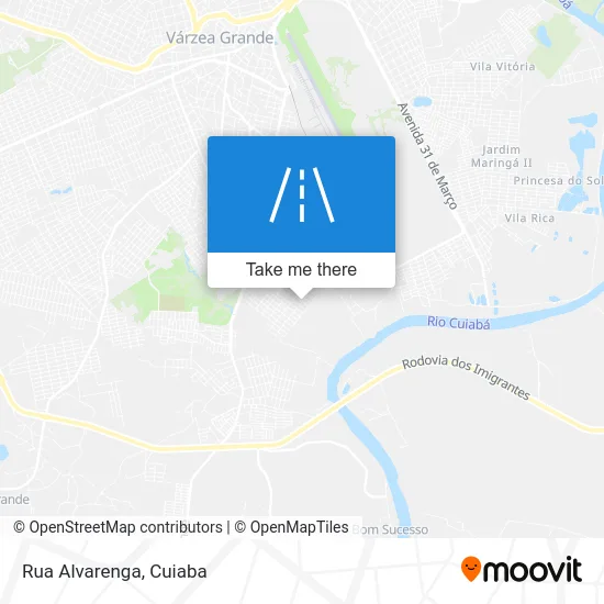 Rua Alvarenga map