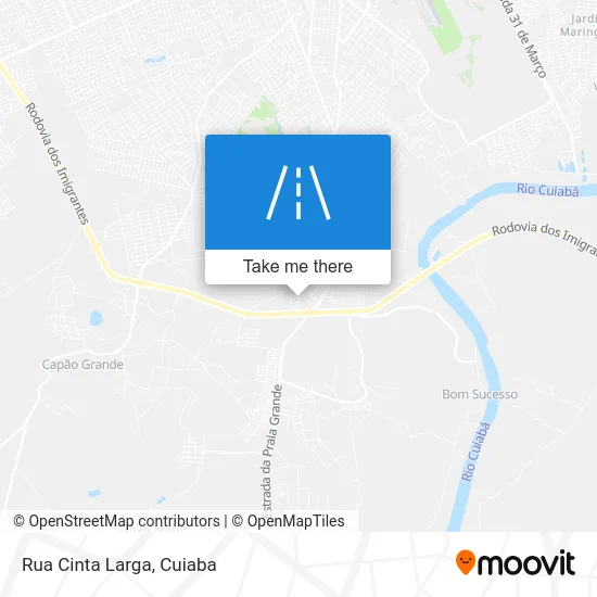 Rua Cinta Larga map