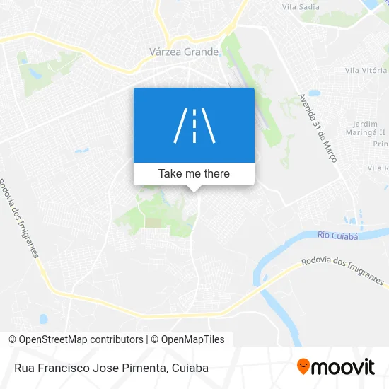 Rua Francisco Jose Pimenta map
