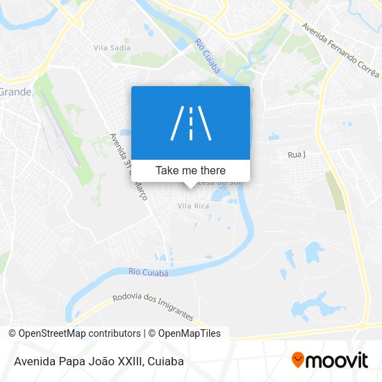 Avenida Papa João XXIII map