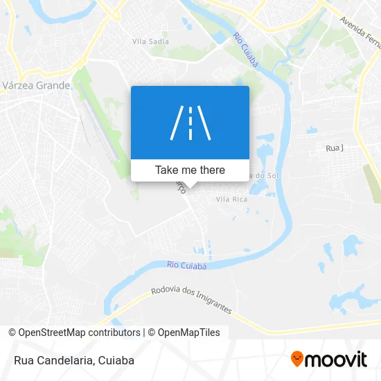 Rua Candelaria map