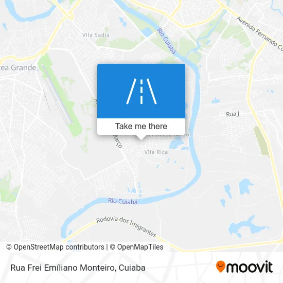 Rua Frei Emíliano Monteiro map