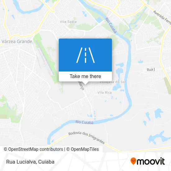 Rua Lucialva map