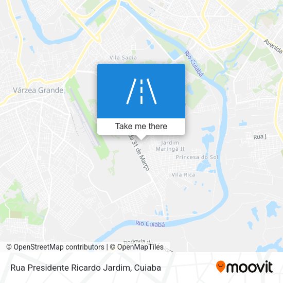 Rua Presidente Ricardo Jardim map