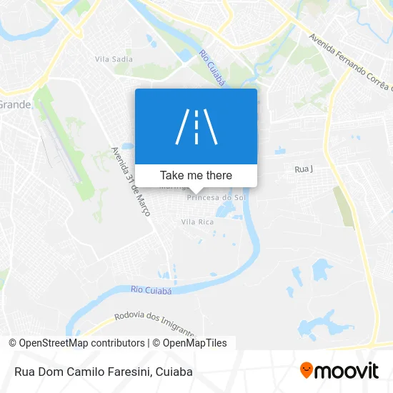 Rua Dom Camilo Faresini map