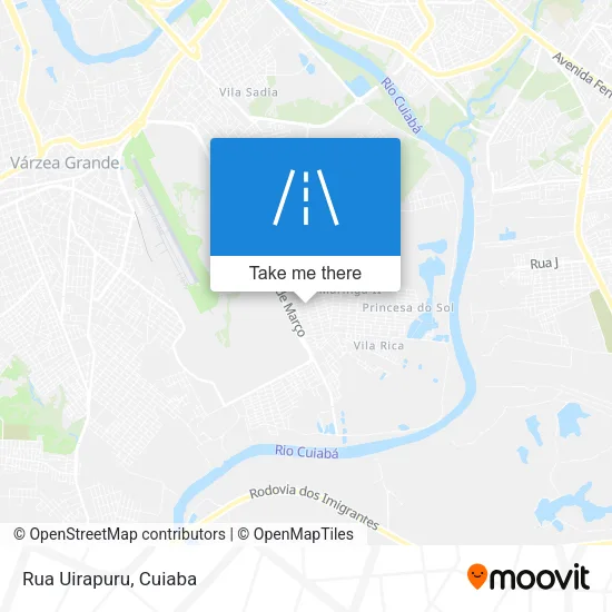 Rua Uirapuru map