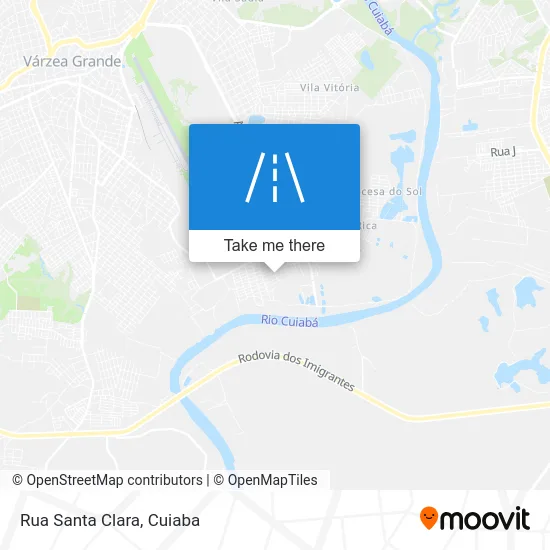 Rua Santa Clara map