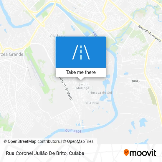 Rua Coronel Julião De Brito map