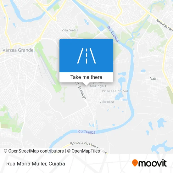Rua Maria Müller map