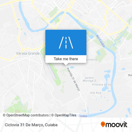 Ciclovia 31 De Março map