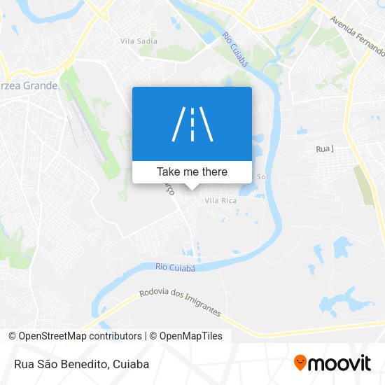 Rua São Benedito map