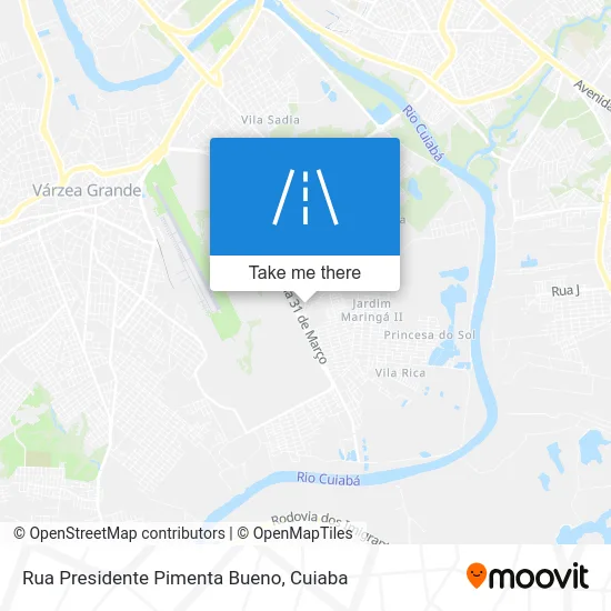 Rua Presidente Pimenta Bueno map