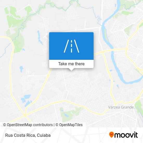 Rua Costa Rica map