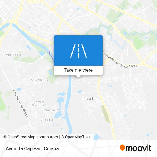 Avenida Capivari map