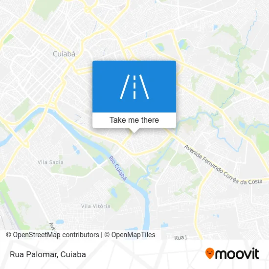 Rua Palomar map