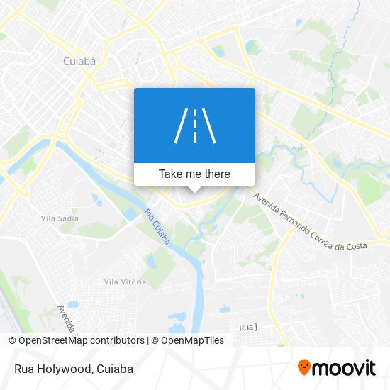 Rua Holywood map