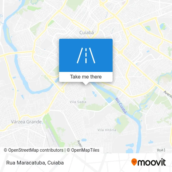 Rua Maracatuba map