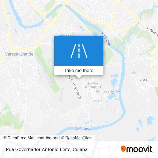 Rua Governador Antônio Leite map