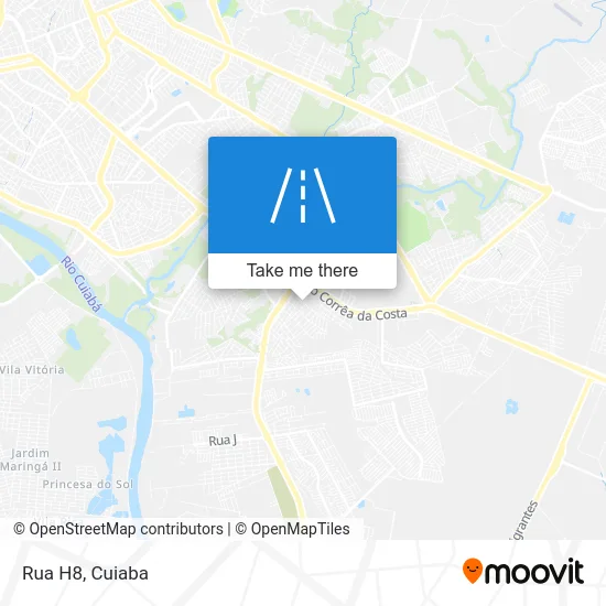 Rua H8 map