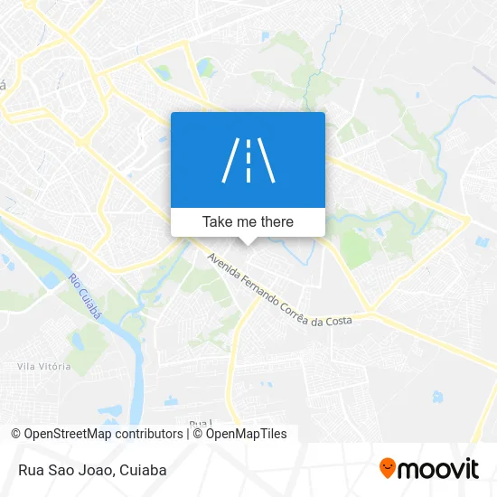 Rua Sao Joao map