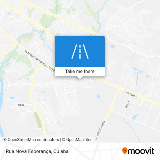 Rua Nova Esperança map