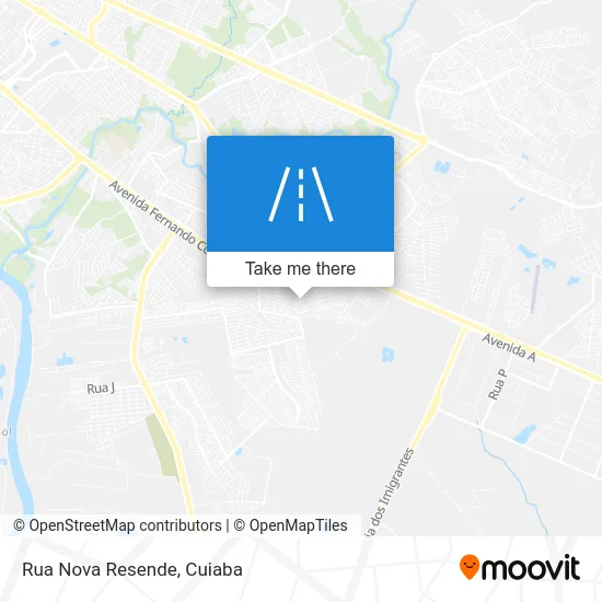 Rua Nova Resende map