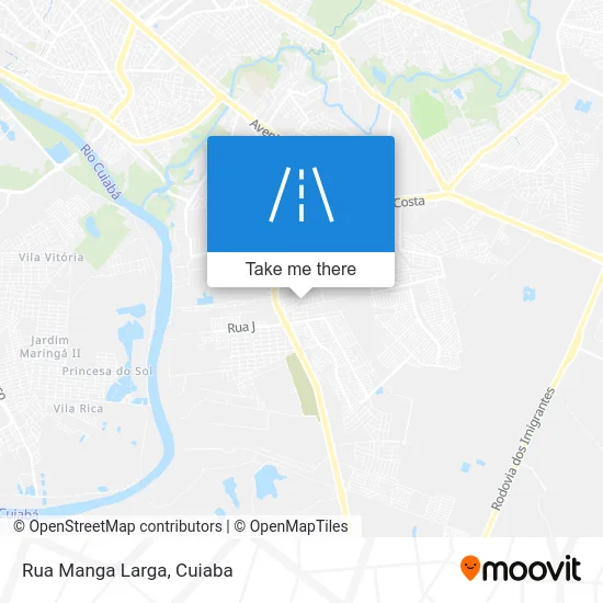 Rua Manga Larga map